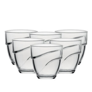 Juego de 6 vasos 27 cl d8.2 cm h8.3 cm b wave, DURALEX