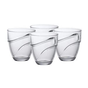 Juego de 4 vasos 27 cl d8.2 cm h8.3 cm c wave, DURALEX