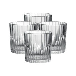 Juego de 4 vasos 31 cl trans h8.5 d 8.4 cm ''manhattan'', DURALEX