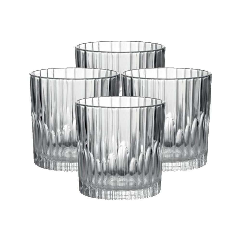 Juego de 4 vasos 31 cl trans h8.5 d 8.4 cm ”manhattan”, DURALEX