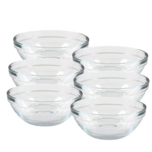 Juego de 6 compoteras 50 cl d14 cm h5.6 cm f lys, DURALEX