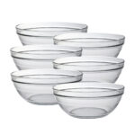 Juego de 6 ensaladeras 159 cl d20.5 cm h8.1 cm f lys, DURALEX