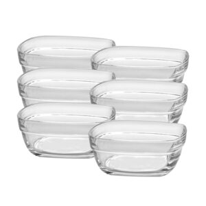 Juego de 6 compoteras 30 cl d11 cm h4.6 cm f lys carre, DURALEX