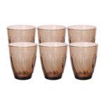 Juego de 6 vasos 25 cl d7.6 cm h9 cm vc beau rivage creole, DURALEX