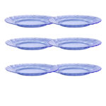 Juego de 6 platos llanos 23.5 cm f beau rivage marine, DURALEX
