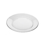 Juego de 6 platos llanos d 19 cm ”lys” f, DURALEX