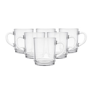 Juego de 6 tarros 26 cl d7.2 cm h8.9 cm r versailles, DURALEX