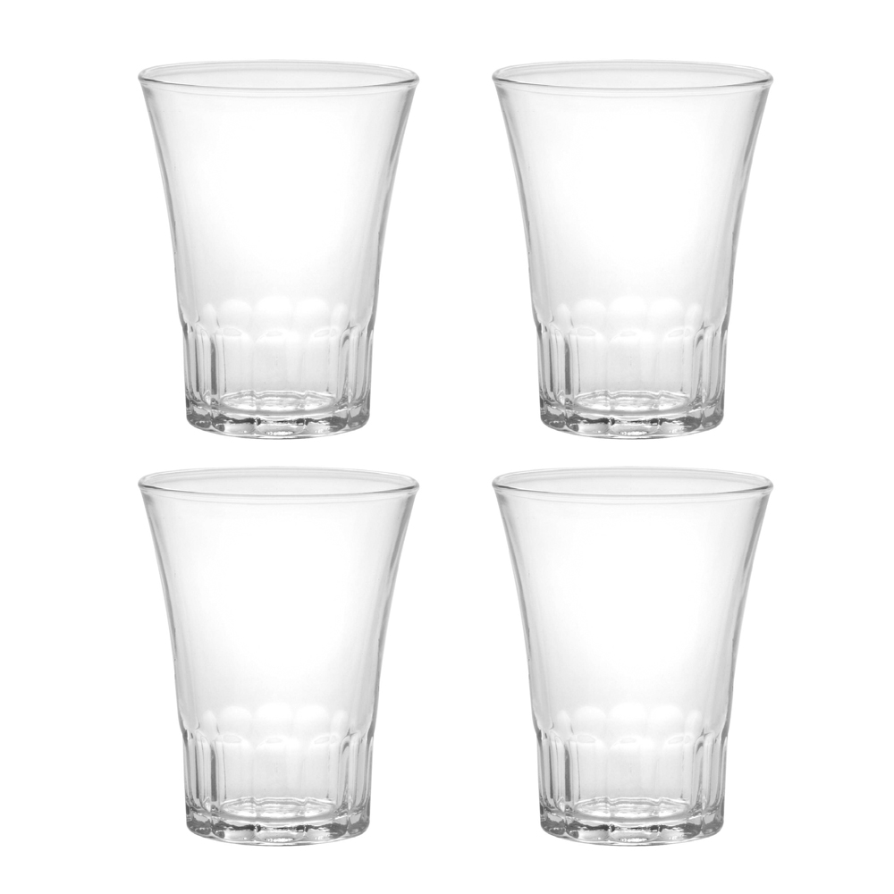 Juego de 4 vasos 21 cl d7.7 cm h9.6 cm amalfi, DURALEX