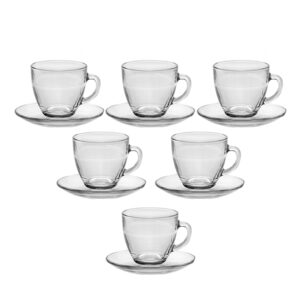 Juego de 6 tazas 22 cl y 6 platos 13.5 cm s gigogne, DURALEX