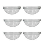 Juego de 6 ensaladeras 97 cl d17 cm h7 cm f lys, DURALEX