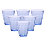 Juego de 6 vasos 22 cl d8.1 cm h8.4 cm b picardie marine, DURALEX