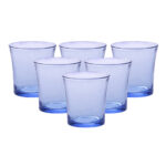Juego de 6 vasos 21 cl d7.8 cm h8.2 cm b dx 2000, DURALEX