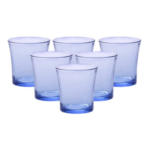 Juego de 6 vasos 21 cl d7.8 cm h8.2 cm b dx 2000, DURALEX