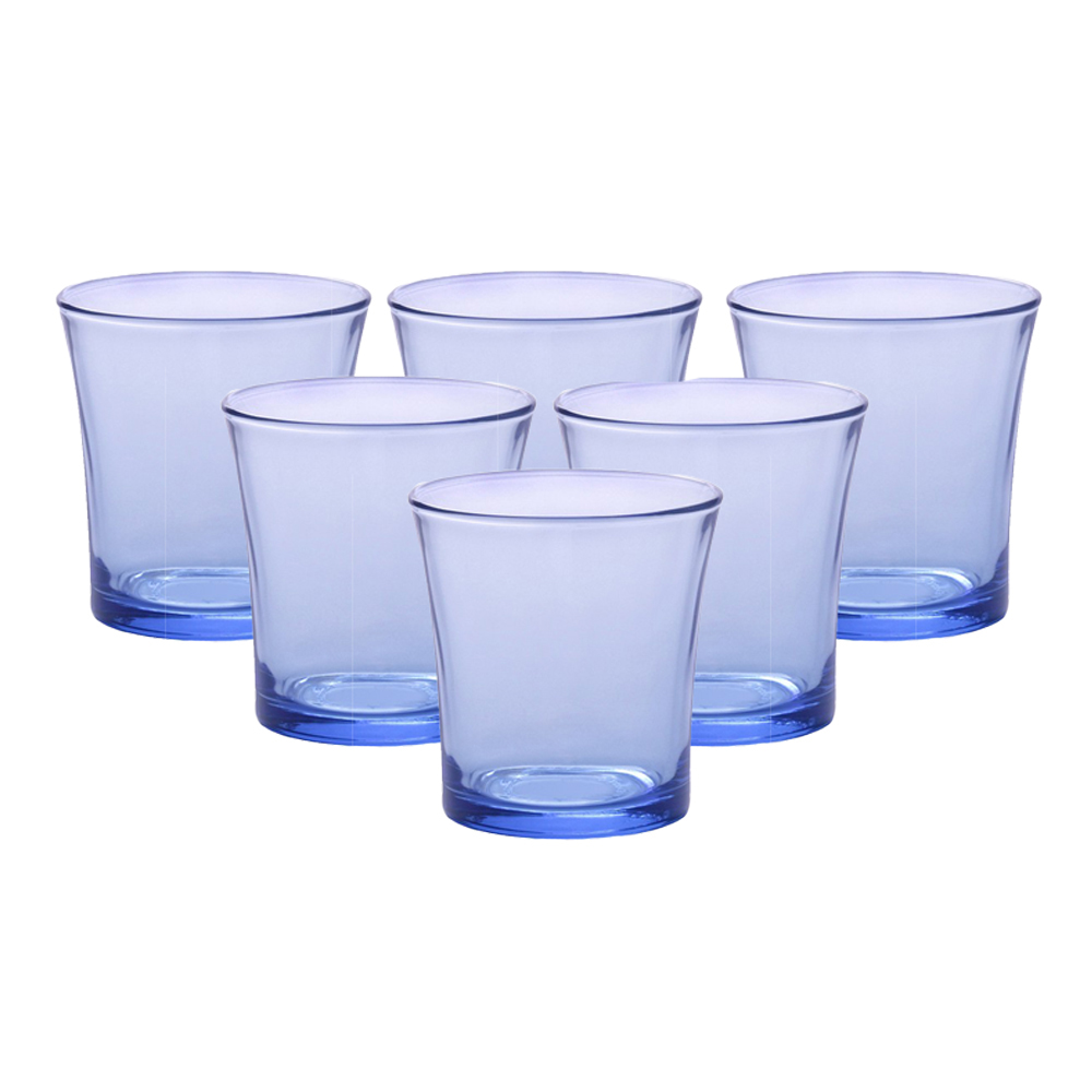 Juego de 6 vasos 21 cl d7.8 cm h8.2 cm b dx 2000, DURALEX