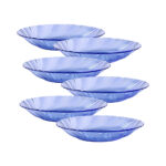 Juego de 6 platos para sopa 21.5 cm f beau rivage marine, DURALEX