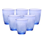 Juego de 6 vasos 25 cl d7.6 cm h9 cm vc beau rivage marine, DURALEX