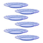 Juego de 6 platos hondos 28 cm f beau rivage marine, DURALEX
