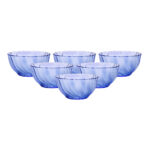 Juego de 6 tazones 125 cl d18 cm h9.1 cm f beau rivage marine, DURALEX