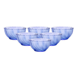 Juego de 6 tazones 125 cl d18 cm h9.1 cm f beau rivage marine, DURALEX
