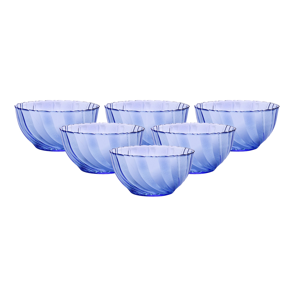 Juego de 6 tazones 125 cl d18 cm h9.1 cm f beau rivage marine, DURALEX