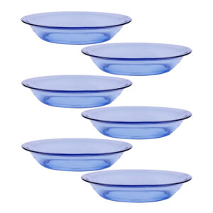 Juego de 6 platos hondos d28 cm h5.4 cm f lys marine, DURALEX