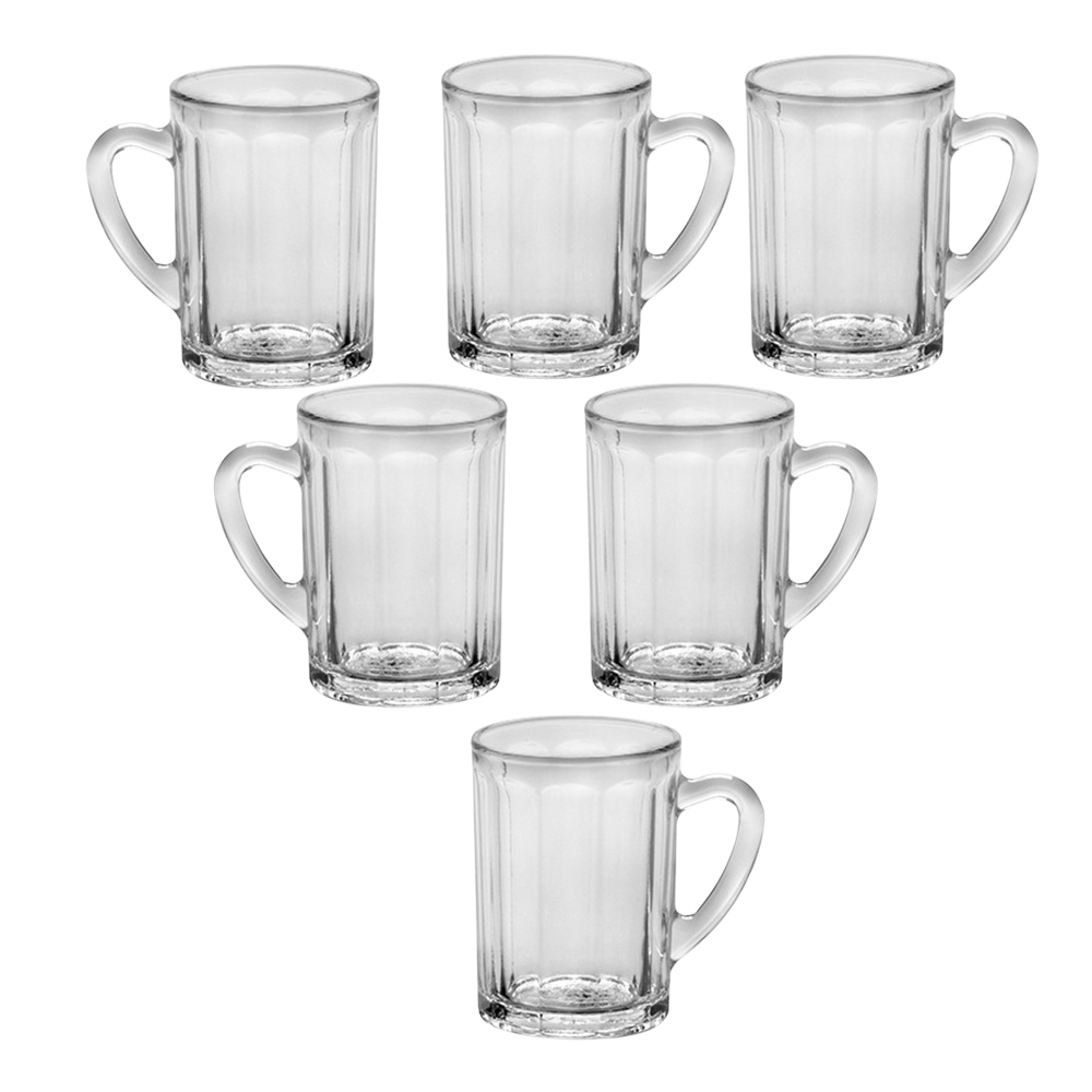 Juego de 6 tazas 10 cl d5.3 cm h7.3 cm vc istikan, DURALEX