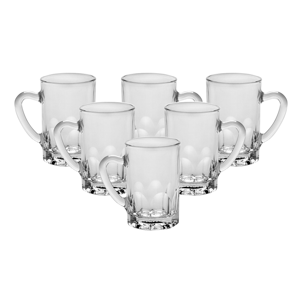 Juego de 6 tazas 12 cl d5.5 cm h8.5 cm vc istikan, DURALEX