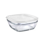 bowl con tapa blanca 310 cl 23 cm h9 cm ct lys carre, DURALEX