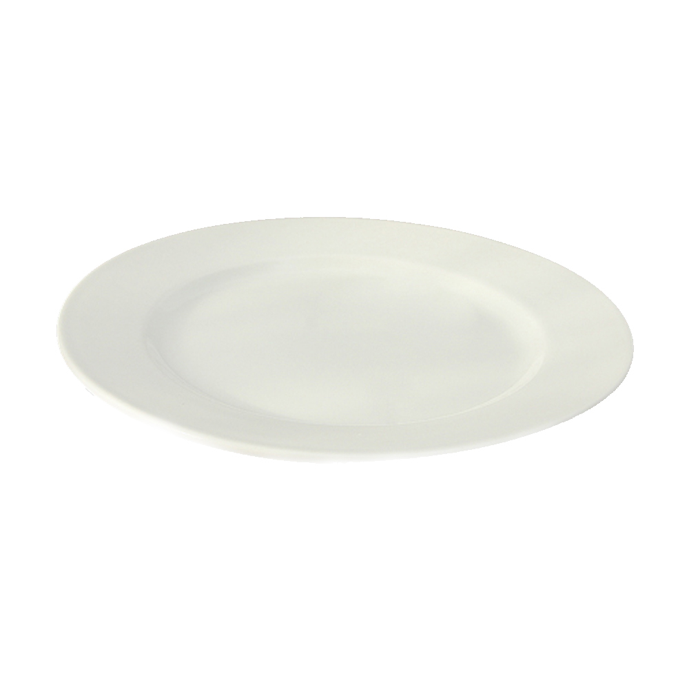 Plato llano de 23 cm de diámetro, de porcelana, PRINZ