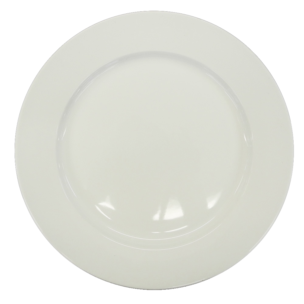 Plato base / gourmet, de 30.5 cm de diámetro, de porcelana, PRINZ