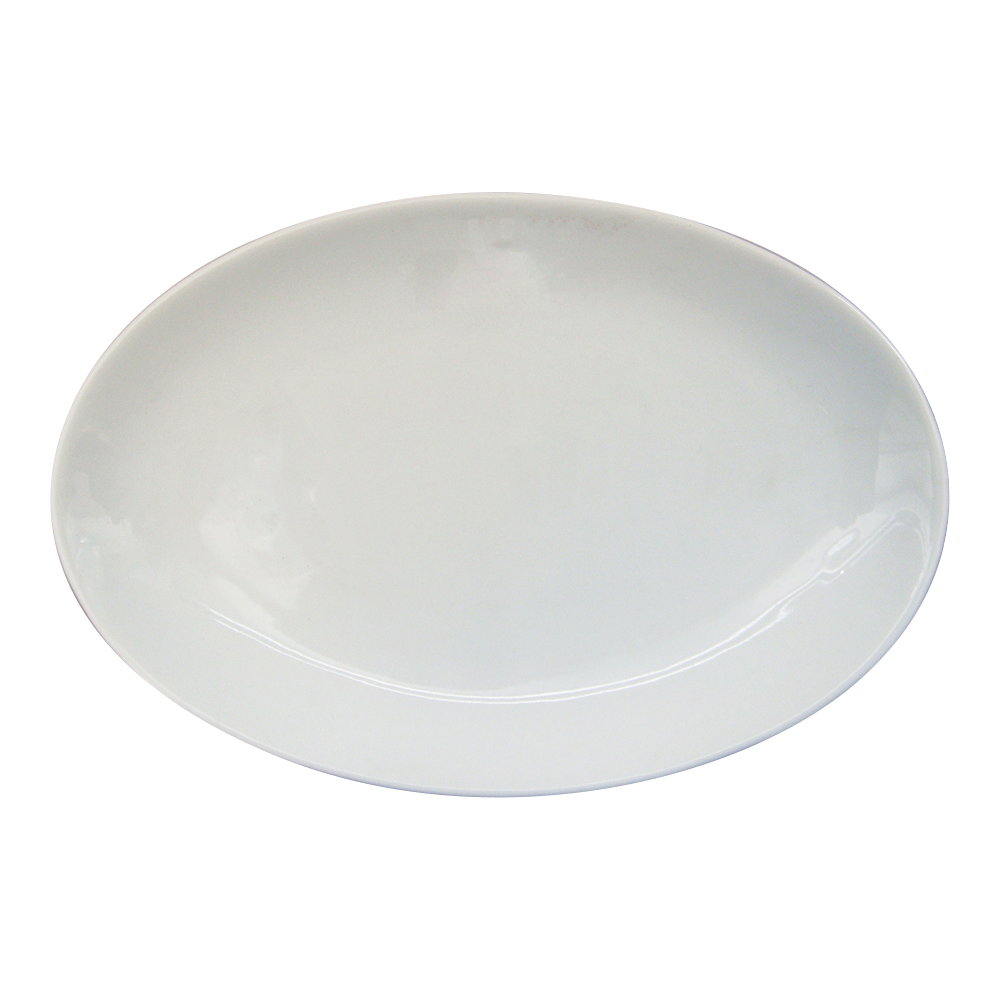 Plato coupe de oval de 35.5 cm, de porcelana, PRINZ