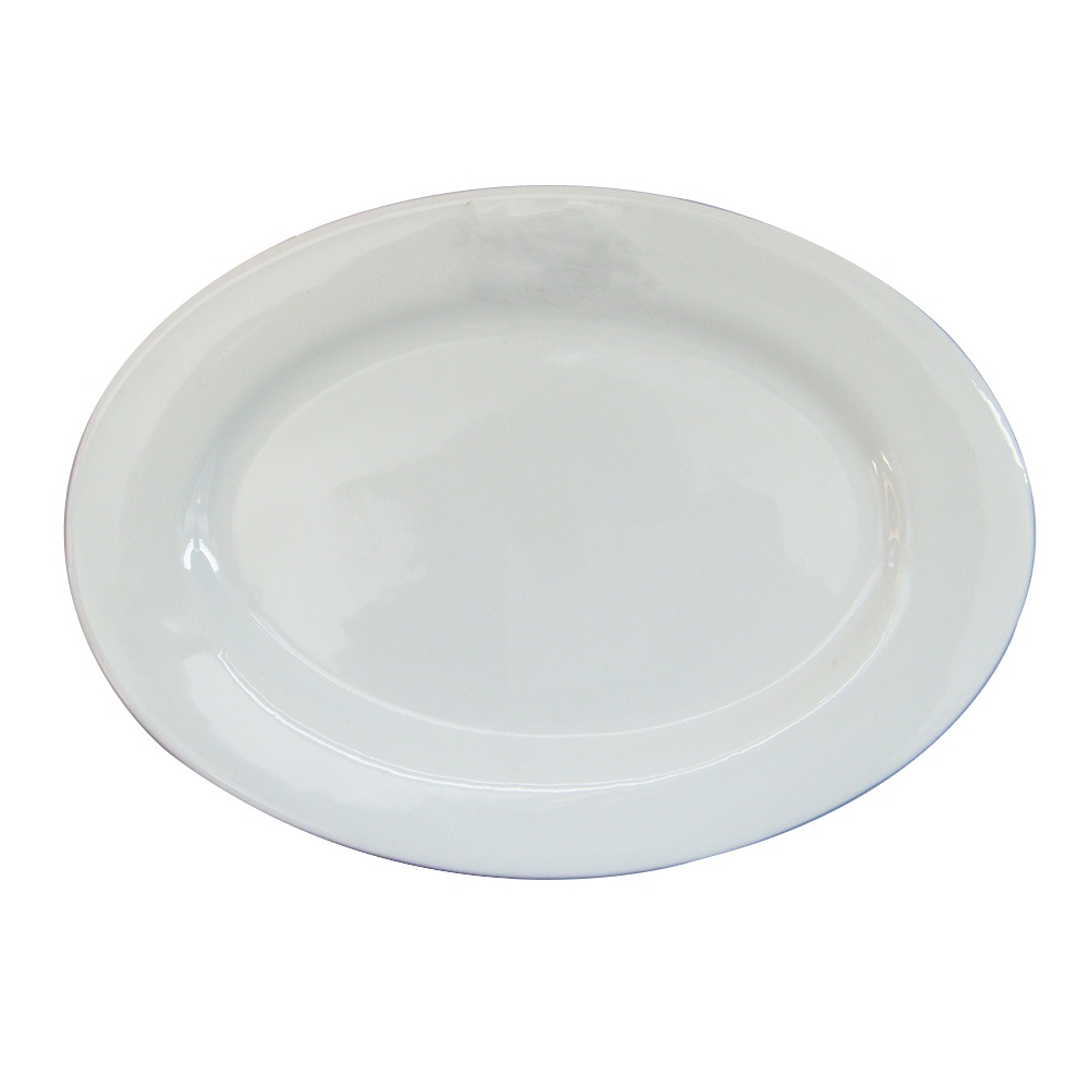 Plato oval de 20.5 cm, de porcelana, PRINZ