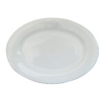 Plato oval de 25.5 cm, de porcelana, PRINZ