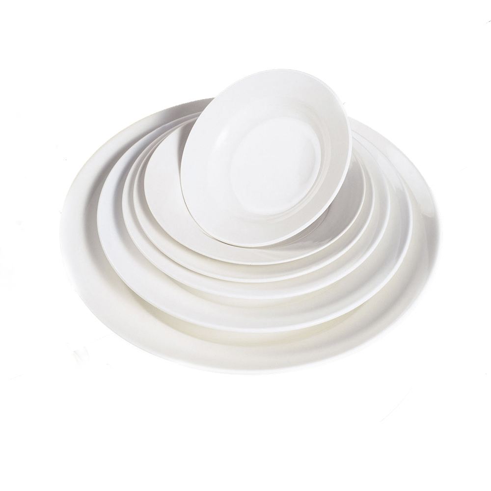 Plato para sopa o pasta, de 23 cm de diámetro, de porcelana, PRINZ