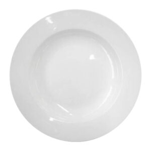 Plato para sopa o pasta, de 25.5 cm de diámetro, de porcelana, PRINZ
