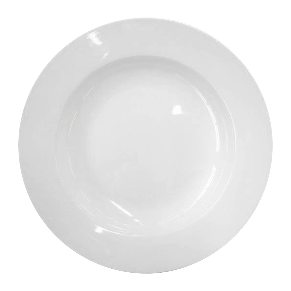 Plato para sopa o pasta, de 25.5 cm de diámetro, de porcelana, PRINZ