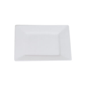 Plato cuadrado, de 21.5 cm, de porcelana, PRINZ