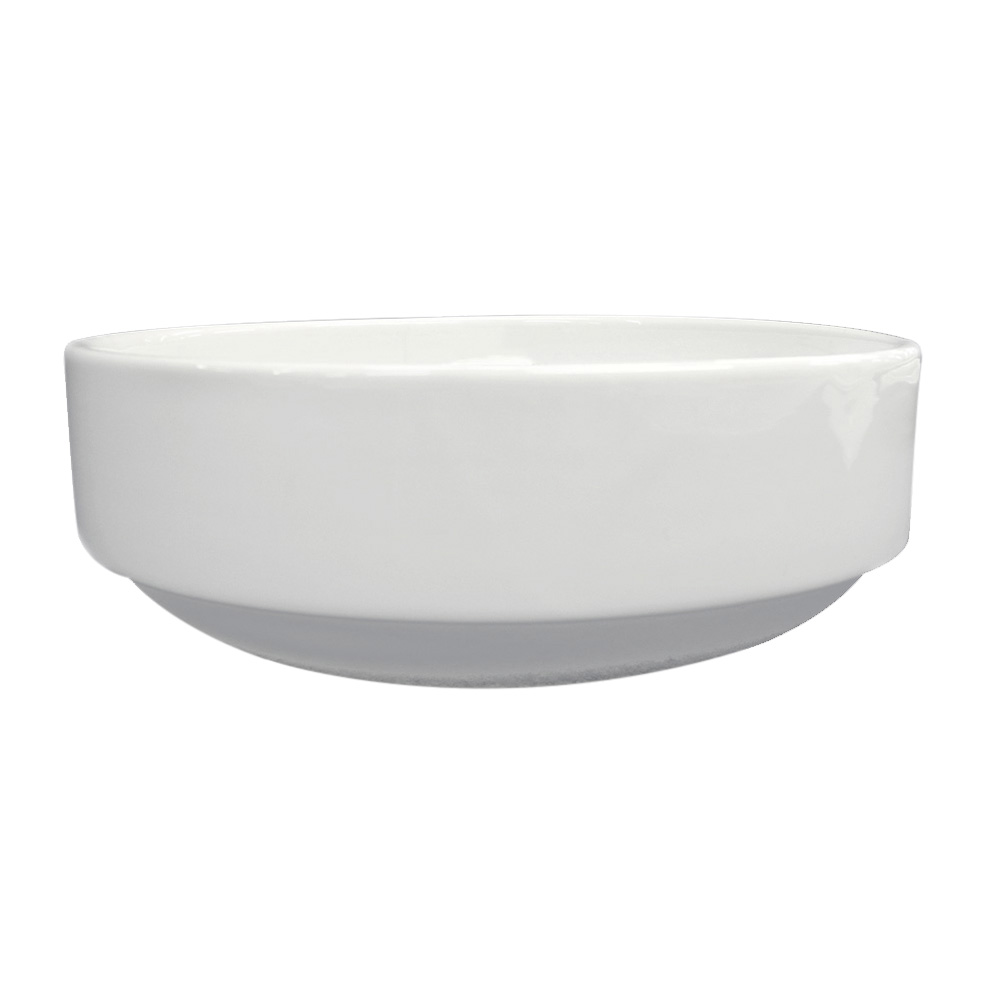 Ensaladera con borde ancho de 24 cm de diámetro, de porcelana, PRINZ