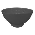 Tazón de 12.5 cm de diámetro, de porcelana, color negro, PRINZ