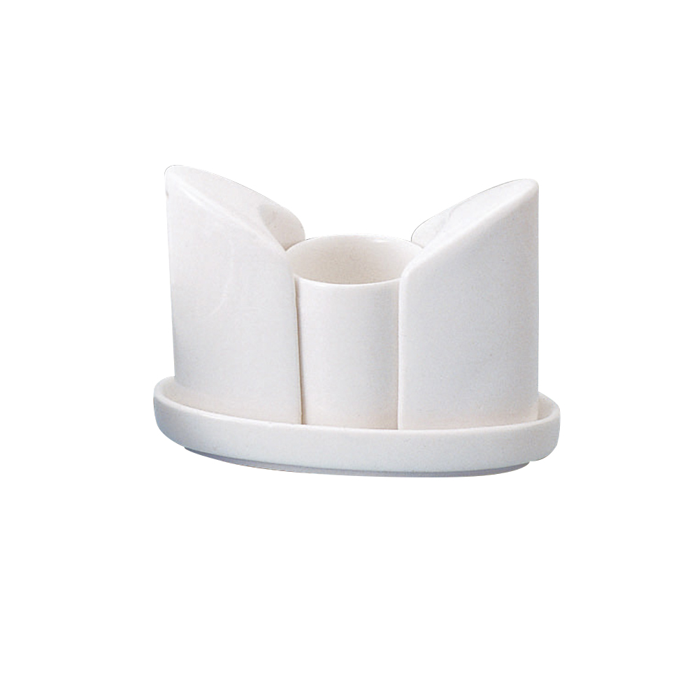 Juego de salero, Pimientero y palillero con bandeja de 13 cm, de porcelana, PRINZ