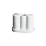 Juego de salero, Pimientero y palillero con bandeja de 10 cm, de porcelana, PRINZ