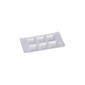 Platón rectangular con divisiones 25.5 cm, de porcelana, PRINZ