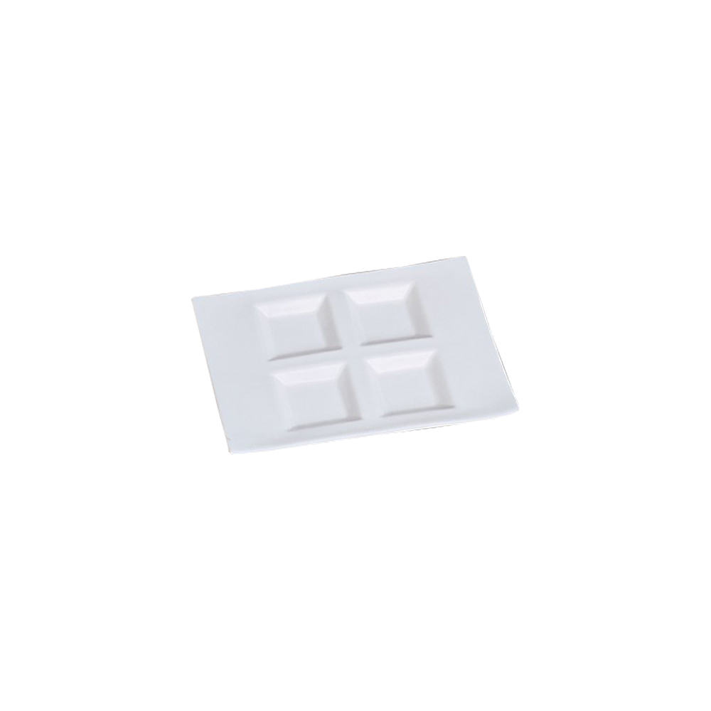 Platón rectangular con divisiones 20.5 cm, de porcelana, PRINZ