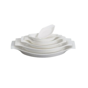 Plato especial oval (banana boat) 26.5 cm, de porcelana, PRINZ