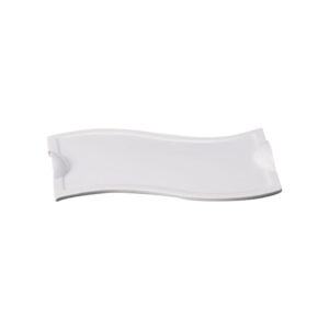 Platón rectangular wave 25.5 cm, de porcelana, PRINZ