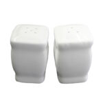 Juego de salero y pimentero, de 7 cm, de porcelana, PRINZ