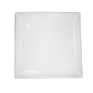 Plato cuadrado, de 19 x 19 cm, de porcelana, PRINZ