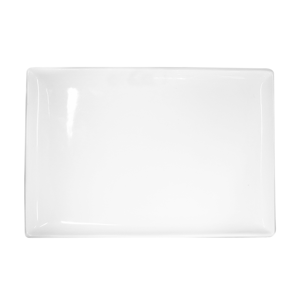 Plato rectangular, de 25 x 17.5 cm, de porcelana, PRINZ