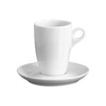 Plato de taza para café, de 13.5 cm de diámetro, de porcelana, PRINZ