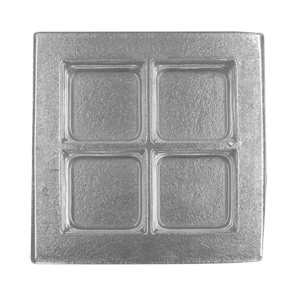 plato d/vidrio 20.5×20.5×6 cm